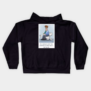 Work Holiday Time Off Kids Hoodie